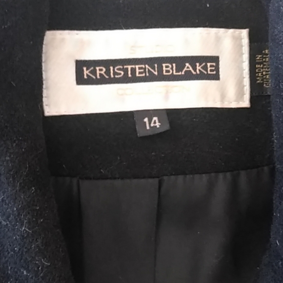 Long black  classic coat - Picture 3 of 5